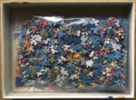 Image of the puzzle 1000, Ravensburger, Times Square - Everyone Should Go There, by James Rizzi, Complete, Picture of the bag