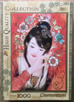 Image of the puzzle 1000, Clementoni, The Beauty of Brocade, by Abraxsis Der Jen, Complete, Picture of the box