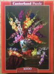 Image of the puzzle 1000, Castorland, Gladioli in Chinese Vase, Sealed Bag, Picture of the box