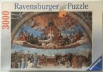 Image of the puzzle 3000, Ravensburger, Fresco of the Triumph of Religion, by Raphael, Complete, Picture of the box