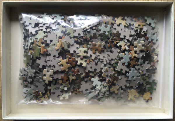 Image of the puzzle 500, Ravensburger, The "Kent" is Lost, by Ambroise Louis Garneray, Complete, Picture of the bag