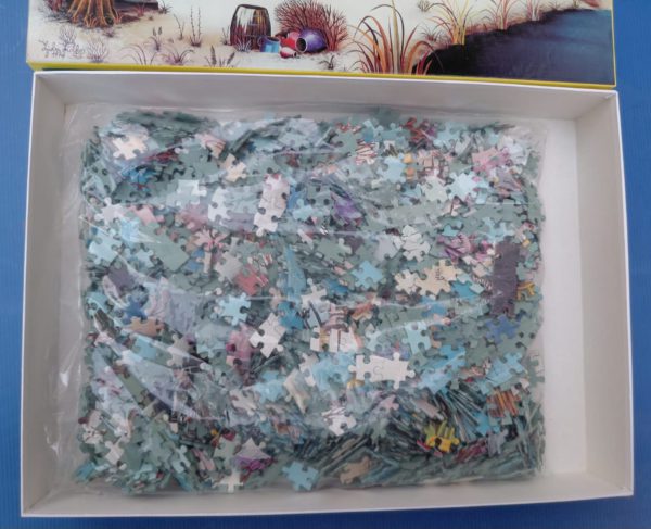 Image of the puzzle 2000, Kosmos, Inverno, Ljuba Stolfa, Sealed Bag, Picture of the bag