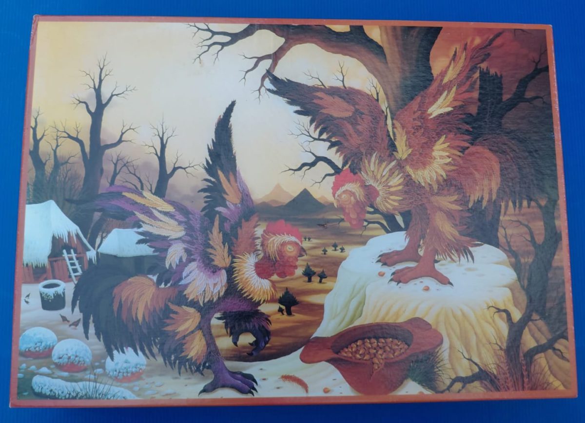 2000, International Team, Les Coqs, Ivan Vecenaj, Sealed Bag, Listed by Vanesa Image of the puzzle 2000, International Team, Les Coqs, Ivan Vecenaj, Sealed Bag, Picture of the box