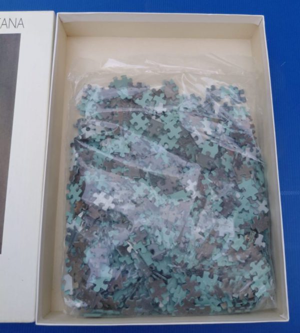 Image of the puzzle 1000, Educa, Girl at the Window, Salvador Dalí, Sealed Bag, Picture of the bag