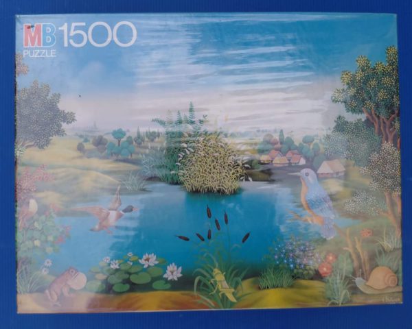 Image of the puzzle 1500, MB, By the Lake, Ivan Stefanek, Factory Sealed, Picture of the box