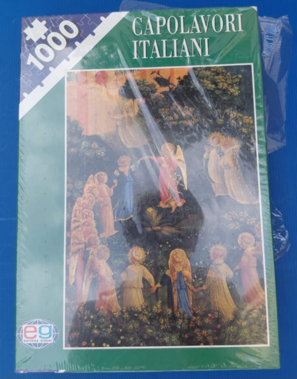 Image of the puzzle 1000, Editrice Giochi, The Last Judgement, Fra Angelico, Factory Selaed, Picture of the box