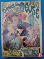 Image of the puzzle 1500, Nathan, Bières de la Meuse, Alphonse Mucha, Sealed Bag, Picture of the box