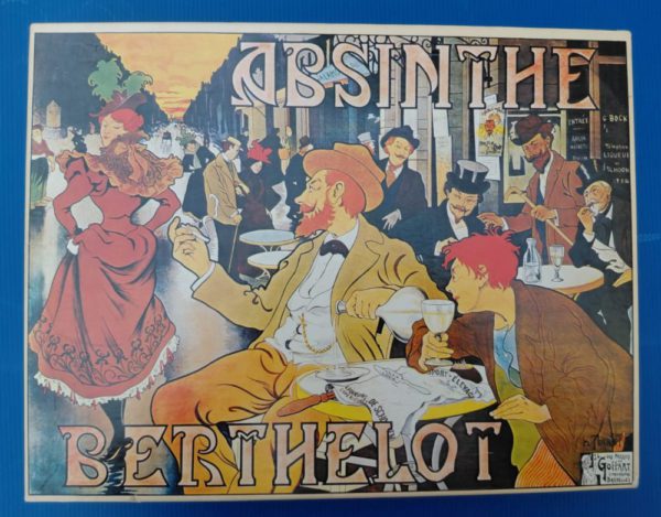 Image of the puzzle 1000, MB, Absinthe Berthelot, Henri Thiriet, Sealed Bag, Picture of the box