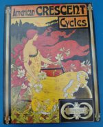 Image of the puzzle 1000, MB, American Crescent Cycles, Ramsdell, Sealed Bag, Picture of the box
