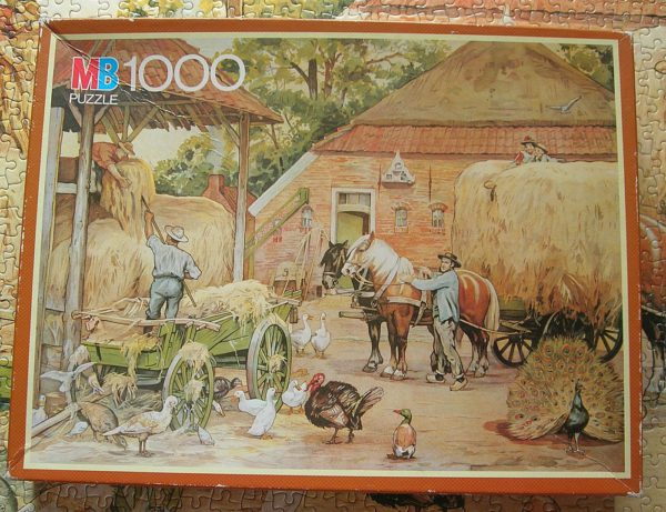 Image of the puzzle 1000, MB, The Last Hay Load, Jetses, Complete, Picture of the box