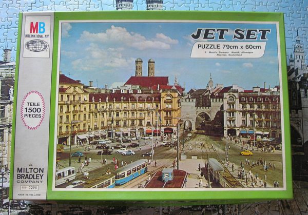 Image of the puzzle 1500, MB, Munich Germany, Complete, Picture of the box
