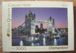 Image of the puzzle 3000, Clementoni, London - Tower Bridge, Sealed Bag, Picture of the box