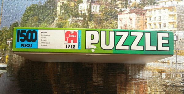 Image of the puzzle 1500, Jumbo, Ascona, Switzerland, Complete, Picture of the box