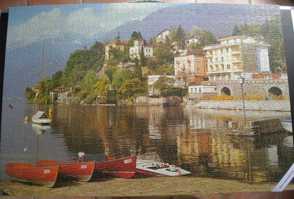 Image of the puzzle 1500, Jumbo, Ascona, Switzerland, Complete, Picture of the puzzle