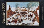 Image of the puzzle 1000, Mondopuzzle, Massacre of the Innocents, by Bruegel, Factory Sealed, Picture of the Box