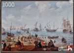 Image of the puzzle 1000, Nathan, Fishing Scene, by Willaerts, Complete, Picture of the Box