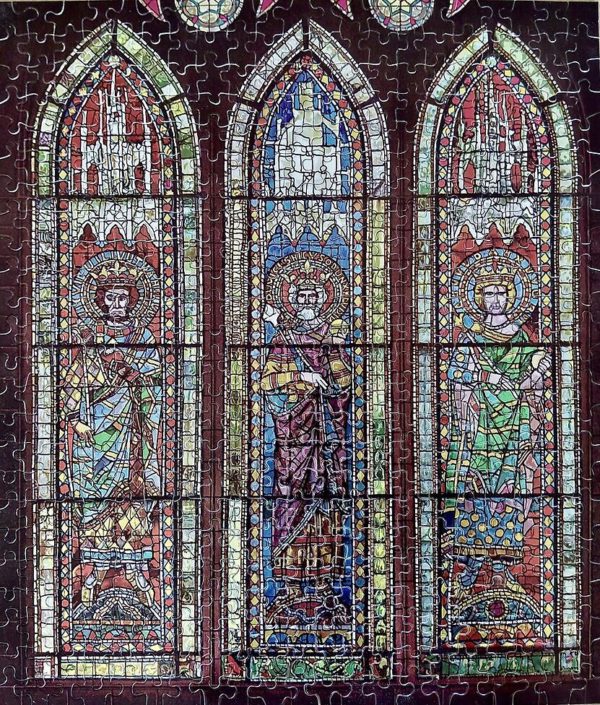 Image of the puzzle 500, Western Publishing, Bourges Cathedral, Complete, Picture of the Puzzle