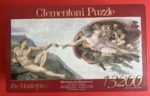 Image of the puzzle 13200, Clementoni, The Creation of Adam, Michelangelo, Sealed Bag, Picture of the box