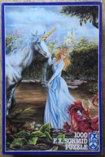 Image of the puzzle 1000, F.X. Schmid, Reverie, Complete, Picture of the box