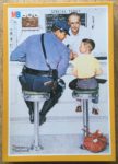 Image of the puzzle 500, MB, The Runaway, Norman Rockwell, Complete, Picture of the box