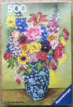 Image of the puzzle 500, Ravensburger, Bunch of Flowers, by Albertine Dependorf, Complete, Picture of the box