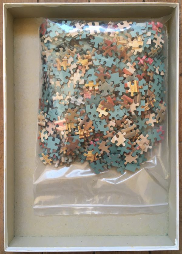 Image of the puzzle 1000, Falcon, The Love Letter, Soulacroix, Complete, Picture of the bag