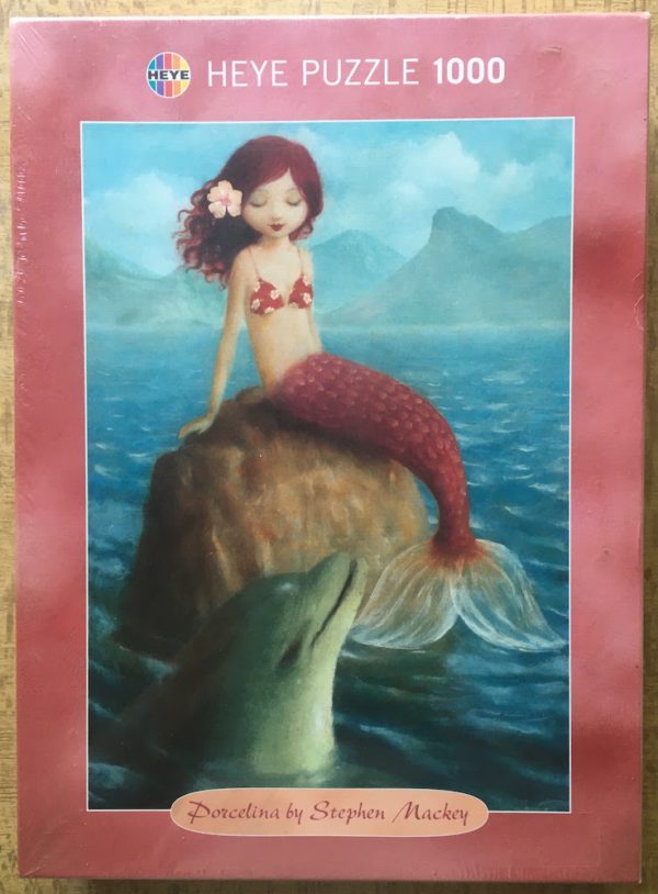 Image of the puzzle 1000, Heye, Little Mermaid, by Stephen Mackey, Picture of the box