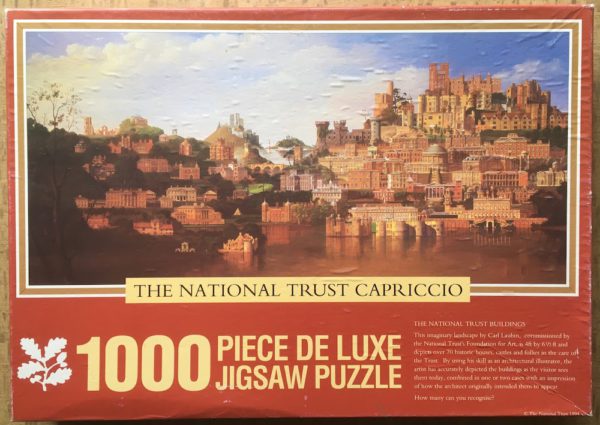Image of the puzzle 1000, JH, The National Trust Capriccio, by Carl Laubin, Sealed Bag, Picture of the box