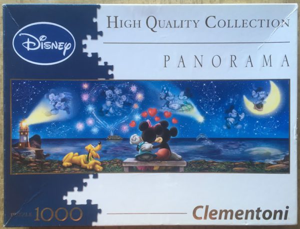 Image of the puzzle 1000, Clementoni, Mickey and Minnie, by Disney, Complete, Picture of the box