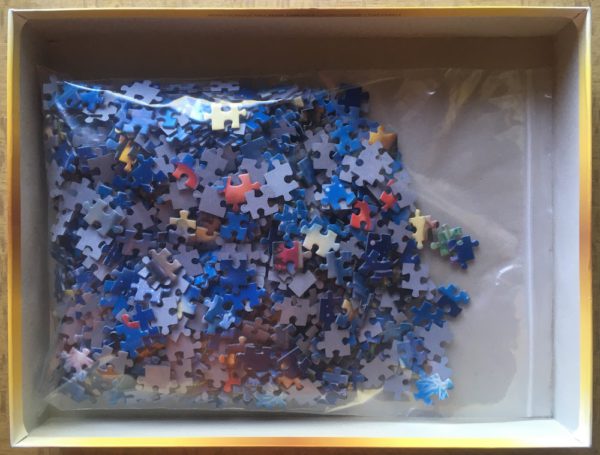 Image of the puzzle 1000, Clementoni, Mickey and Minnie, by Disney, Complete, Picture of the bag