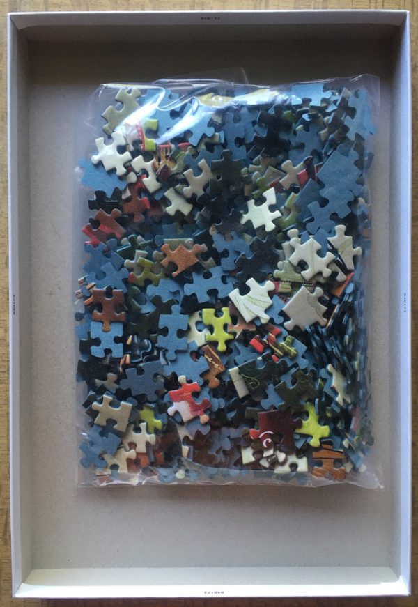 Image of the puzzle 500, Nathan, Lola, Misstigri, Complete, Picture of the bag