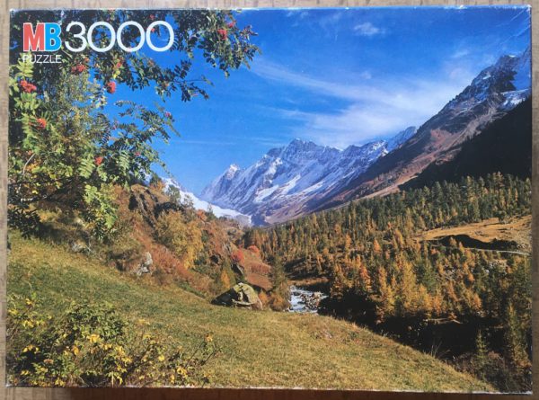Image of the puzzle 3000, MB, Lötschental, Switzerland, Complete, Picture of the box