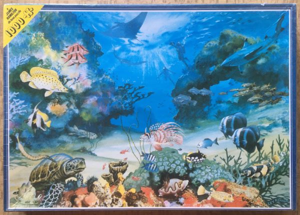 Image of the puzzle 1000, JH, The Great Barrier Reef, by Lev Kenyon, Factory Sealed, Picture of the box