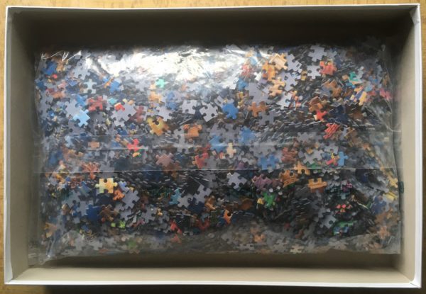 Image of the puzzle 6000, Clementoni, Downtown, Ciro Marchetti, Sealed Bag, Picture of the bag