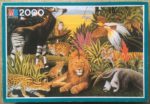 Image of the puzzle 2000, MB, Jungle Family, Complete, Picture of the box