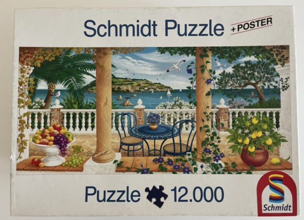 Image of the puzzle 12000, Schmidt, Beautiful View, Cornelia Ellinger, Sealed Bag, Picture of the box
