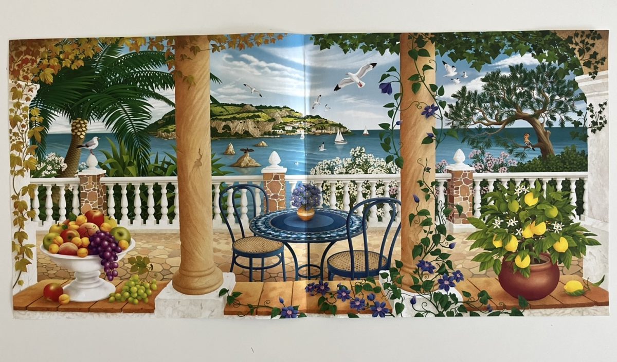 Image of the puzzle 12000, Schmidt, Beautiful View, Cornelia Ellinger, Sealed Bag, Picture of the poster