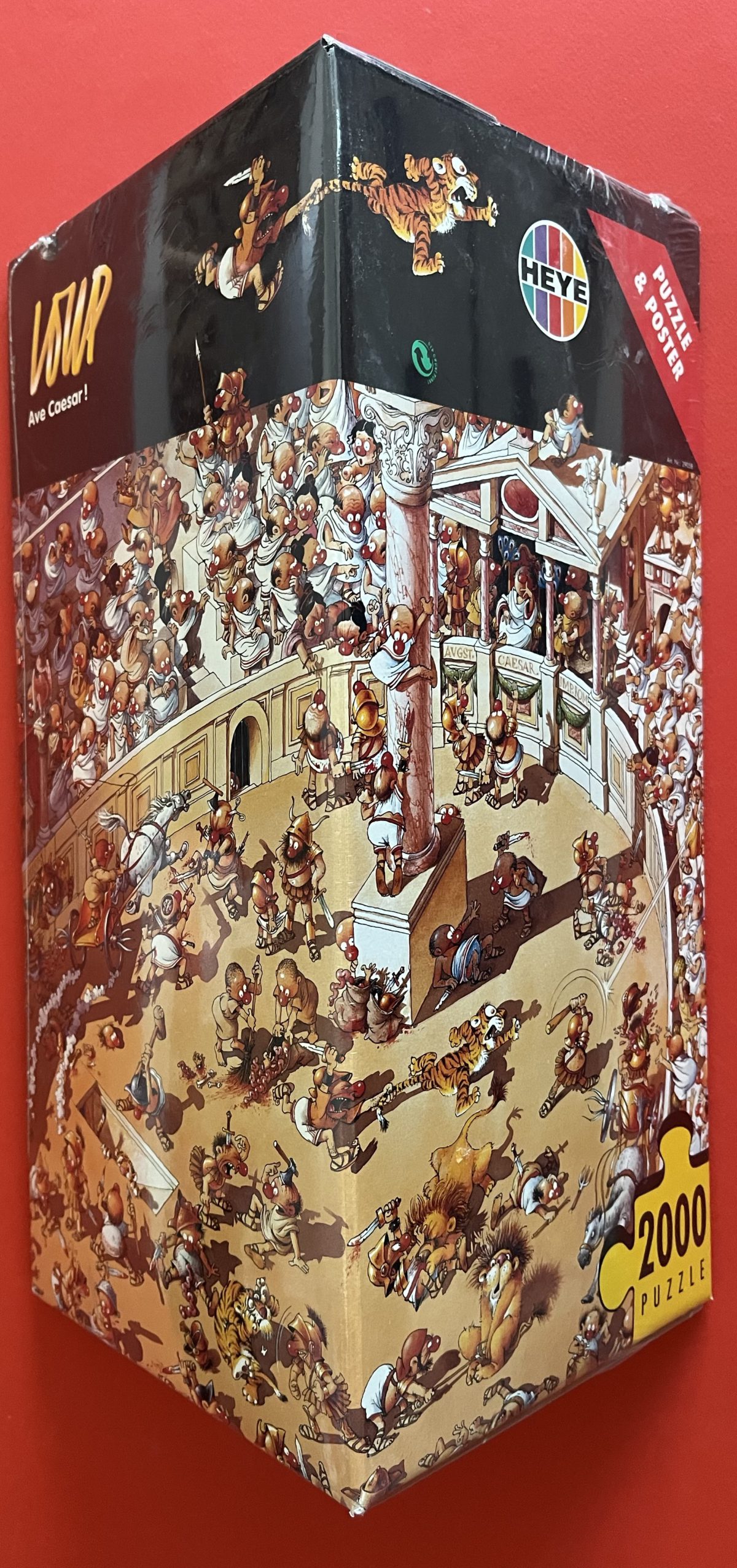 Image of the puzzle 2000, Heye, Ave Caesar!, Jean-Jacques Loup, Factory Sealed, Picture of the box