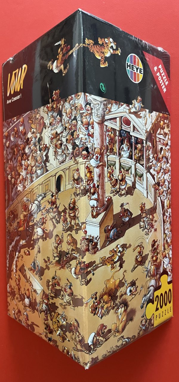 Image of the puzzle 2000, Heye, Ave Caesar!, Jean-Jacques Loup, Factory Sealed, Picture of the box