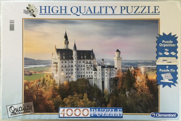 Image of the puzzle 4000, Clementoni, Neuschwanstein, Sealed Bag, Picture of the box