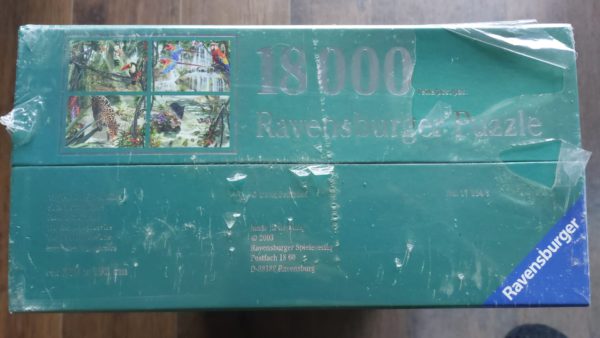Image of the puzzle 18000, Ravensburger, Tropical Impressions, Penfound, Factory Sealed, Picture of the box