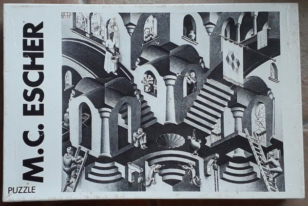 Image of the puzzle 1000, Selegiochi, Concave and Convex, by Maurits Cornelis Escher, Sealed Bag, Picture of the box