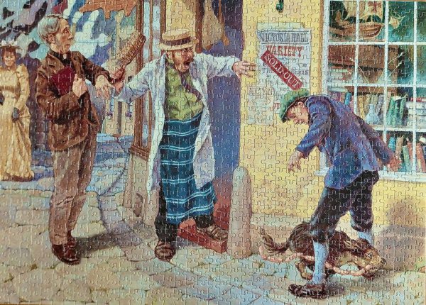 Image of the puzzle 1000, Jumbo, Daylight Robbery, by David Wormersley, Complete, Picture of the puzzle