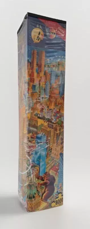 Image of the puzzle 8000, Heye, New York, Michael Ryba, Factory Sealed, Picture of the box