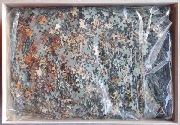 Image of the puzzle 5000, Ravensburger, Historical Map of the World, Sealed Bag, Picture of the bag