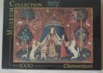 Image of the puzzle 1000, Clementoni, The Lady and the Unicorn, Factory Sealed, Picture of the box
