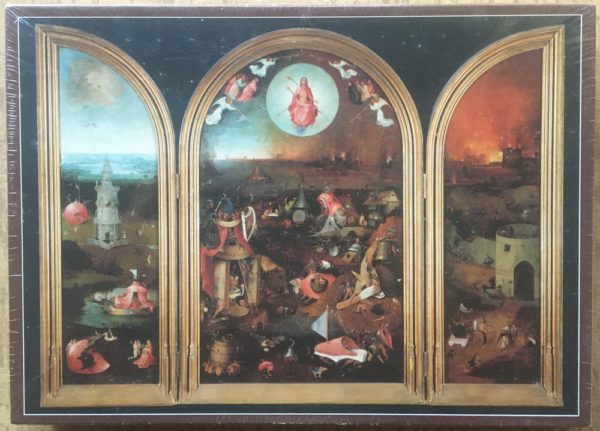Image of the puzzle 1000,Puzzelman,Judgement,by Hieronymus Bosch, Factory Sealed, Picture of the box