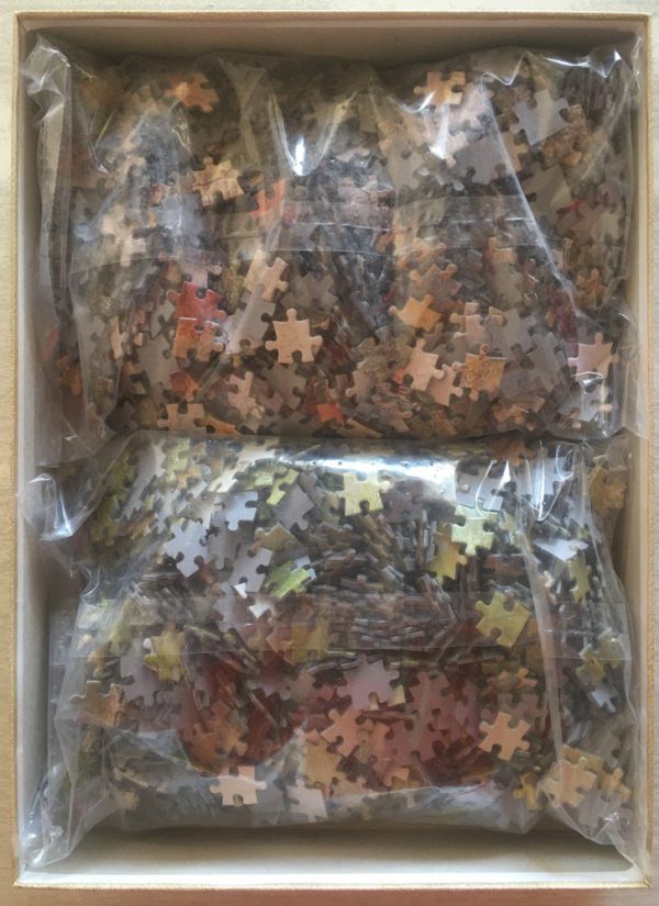 Image of the puzzle 2x1000, PTZ, Rien Poortvliet Collectie, Sealed Bag, Picture of the bag