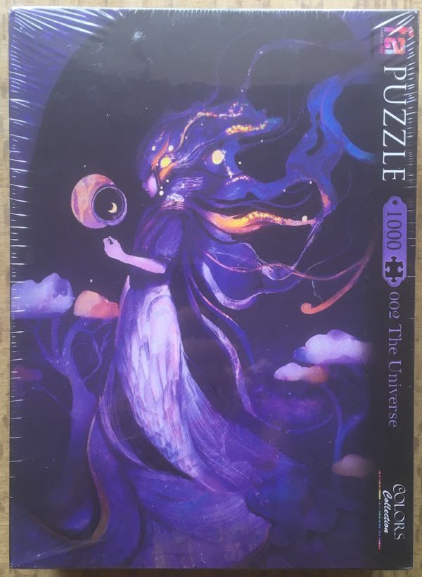 Image of the puzzle 1000, Fanelia Art, The Universe, by Fanélia, Factory Sealed, Picture of the box