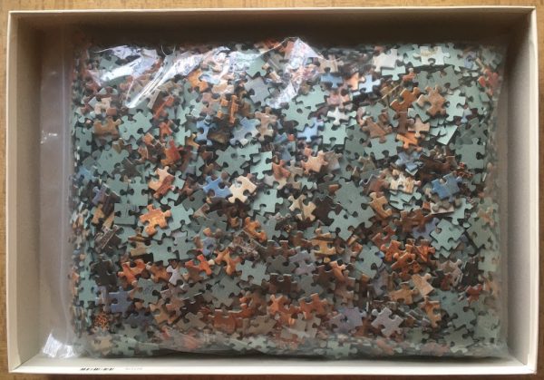 Image of the puzzle 3000, Ravensburger, Fresco of the Triumph of Religion, by Raphael, Complete, Picture of the bag